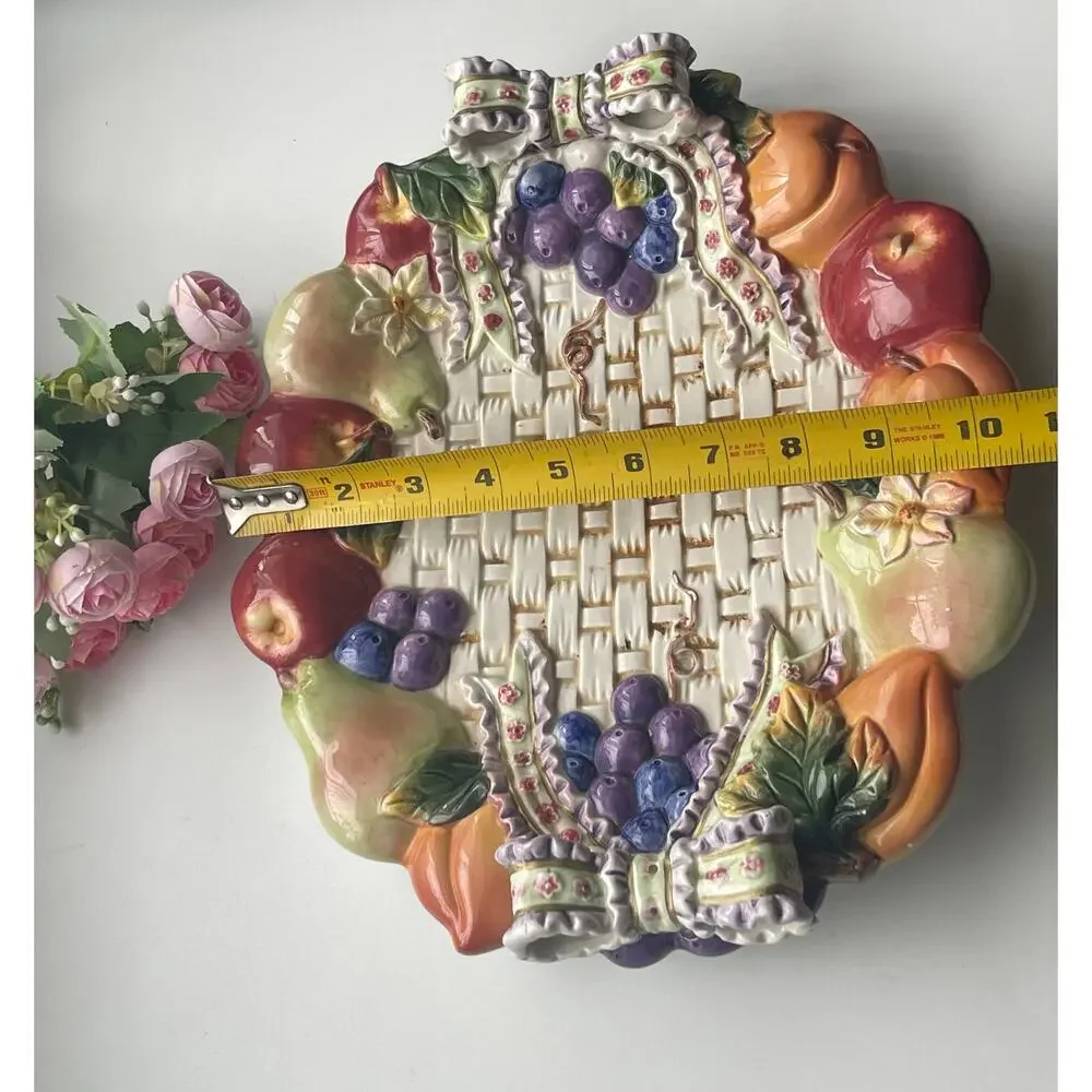 Fitz and Floyd Autumn Bounty plate Autumn Bounty collection (1996-1999).